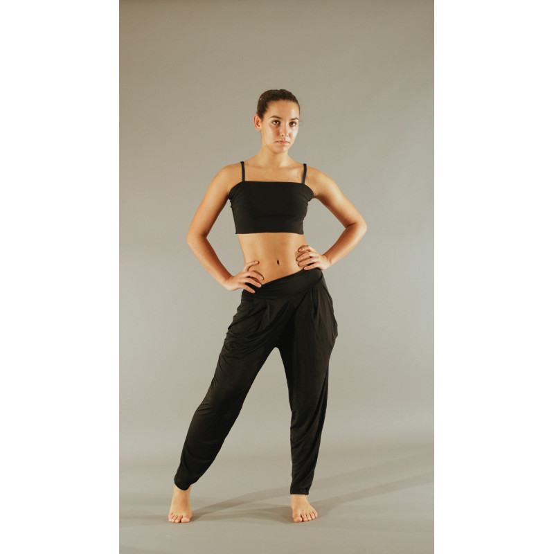MP6 - Pantalon large noir à poche MP6 - Pantalon large noir à poche