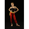 MP13 - Sarouel rouge avec ceinture jaune