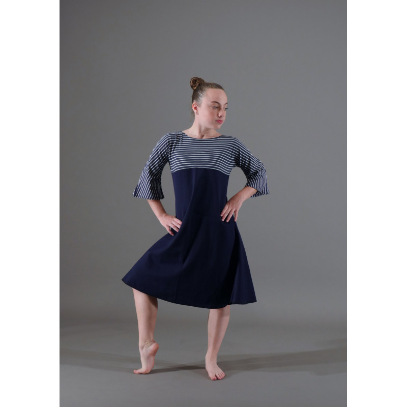 MR6 - Robe sirène-Marin bleu marine MR6 - Robe sirène-Marin bleu marine