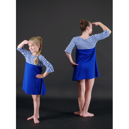 MR6B - Robe Marin bleu royal