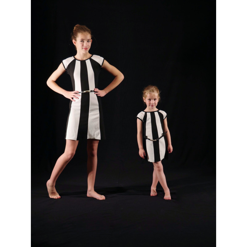MR11 - Robe ligne noire et blanche MR11 - Robe ligne noire et blanche