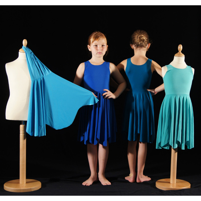 PR32B - Robe goutte camaïeu de bleu PR32B - Robe goutte camaïeu de bleu