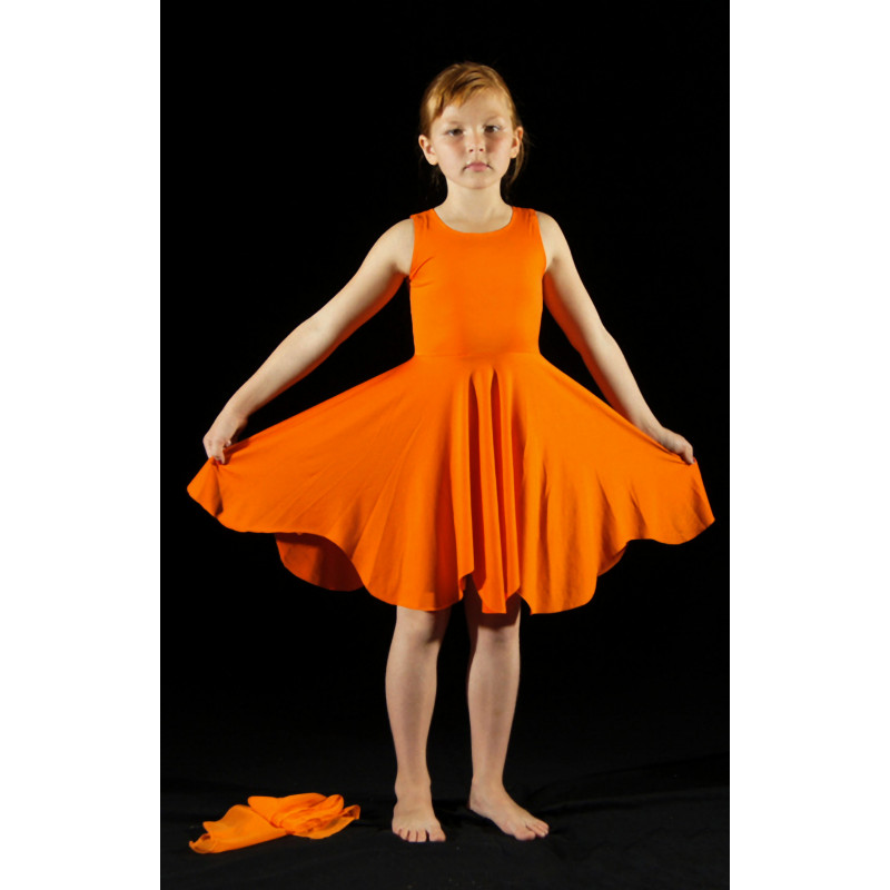 PR32A - Robe goutte orange PR32A - Robe goutte orange
