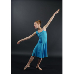 GR28 - Robe camaïeu de bleu